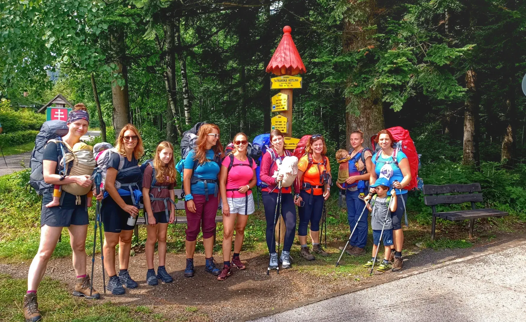 Přechod Tater s dětmi 1. termín další obrázky