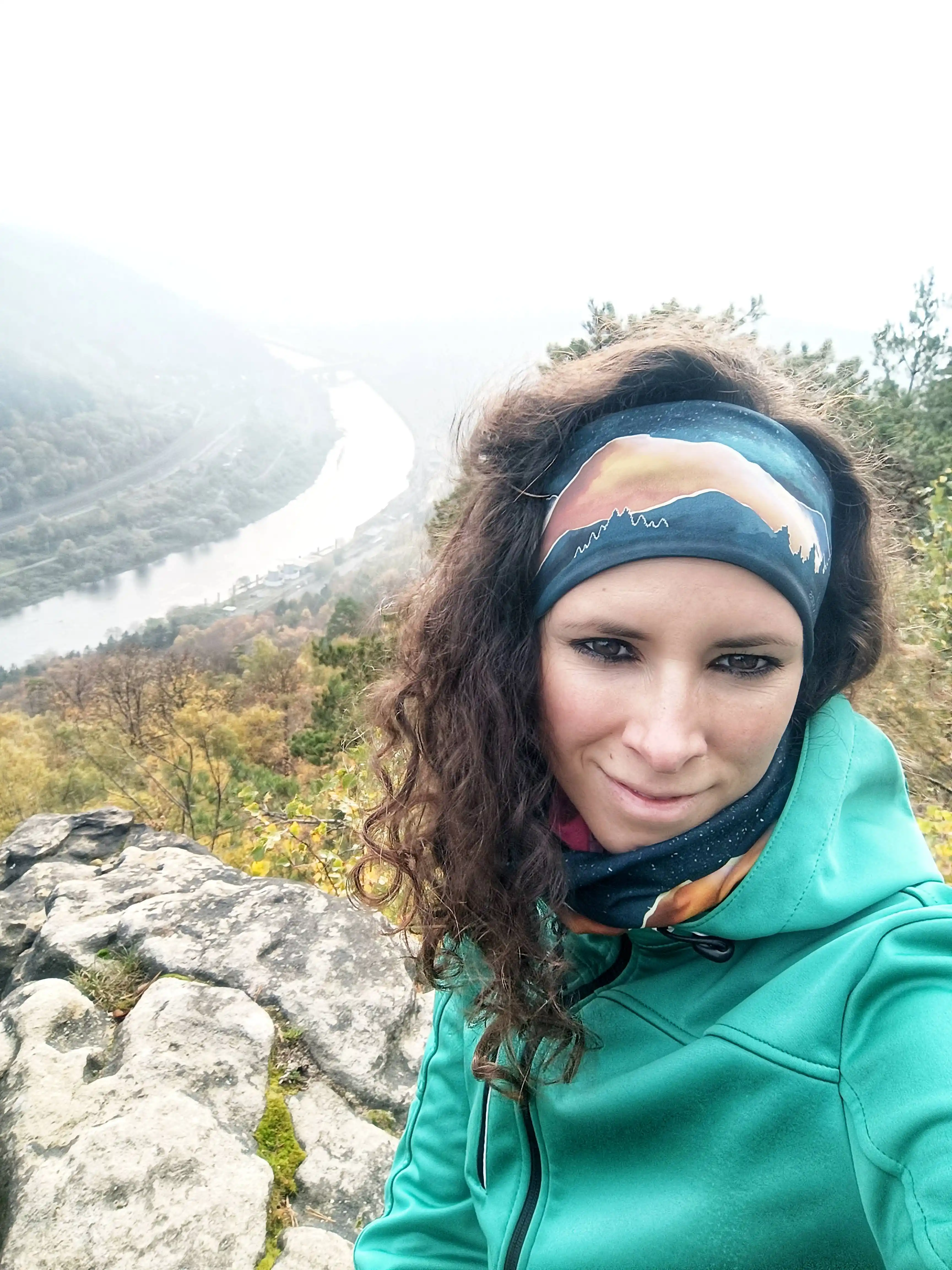 Celoroční čelenka Active Moms & Kids – limitovaná edice - tmavá náhled 3