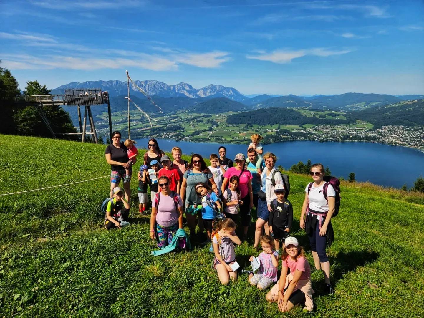 Kempovačka pro školáky u jezera Traunsee (Rakousko) náhled 5