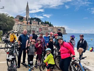 Istrie na kolech pro maminky s dětmi